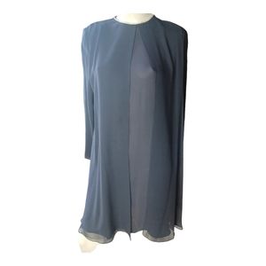 Vintage Linda Allard Ellen‎ Tracy elegant silk dress 4
